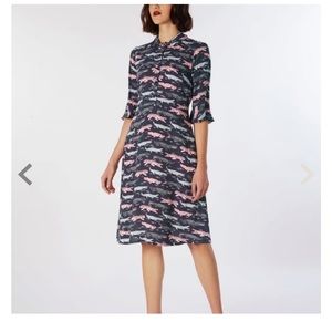 Cath Kidston crocodile button down dress 🐊